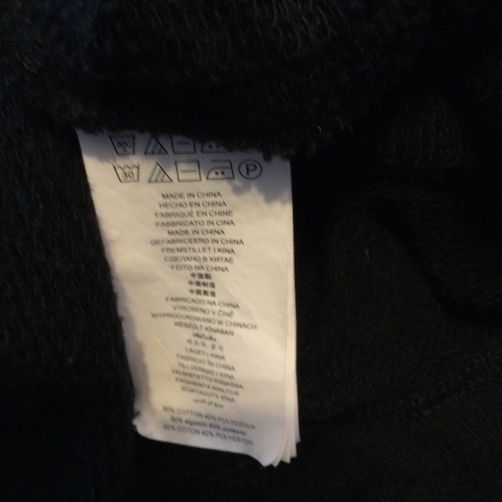 Michael Kors Black Fleece Hooded Women's Top Cozy Stylish Casual Size 1X - Picture 5 of 5
